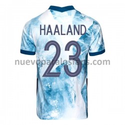 Camiseta de Fútbol Noruega Erling Haaland 23 Exterior 2020-2021 Manga Corta