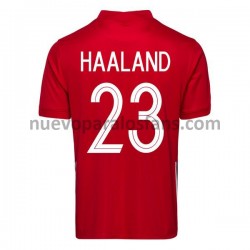 Camiseta de Fútbol Noruega Erling Haaland 23 Casa 2020-2021 Manga Corta