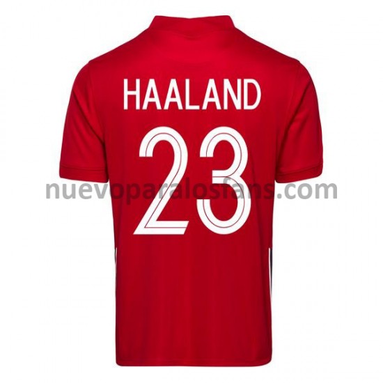 Camiseta de Fútbol Noruega Erling Haaland 23 Casa 2020-2021 Manga Corta