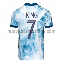 Camiseta de Fútbol Noruega Joshua King 7 Exterior 2020-2021 Manga Corta