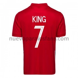 Camiseta de Fútbol Noruega Joshua King 7 Casa 2020-2021 Manga Corta