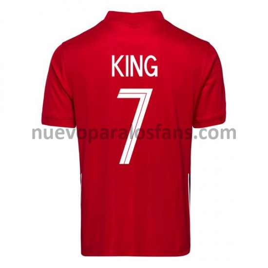 Camiseta de Fútbol Noruega Joshua King 7 Casa 2020-2021 Manga Corta