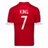 Camiseta de Fútbol Noruega Joshua King 7 Casa 2020-2021 Manga Corta