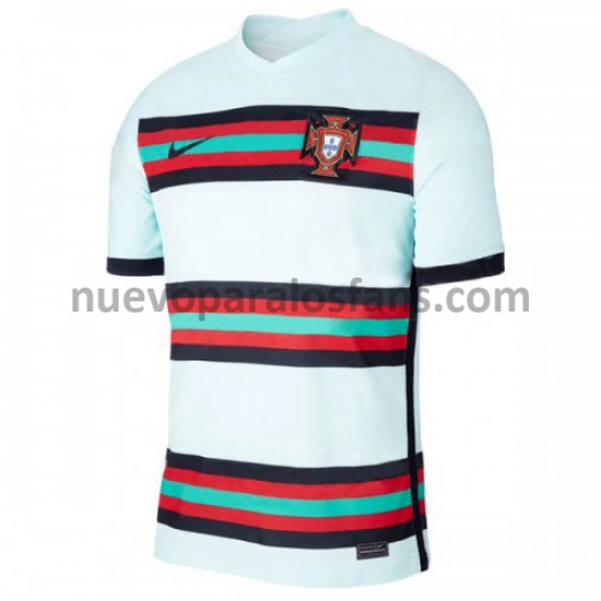 Camiseta de Fútbol Portugal Exterior Euro 2020 Manga Corta