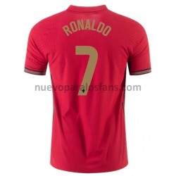 Camiseta de Fútbol Portugal Cristiano Ronaldo 7 Casa Euro 2020 Manga Corta