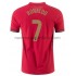 Camiseta de Fútbol Portugal Cristiano Ronaldo 7 Casa Euro 2020 Manga Corta