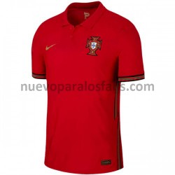 Camiseta de Fútbol Portugal Casa Euro 2020 Manga Corta