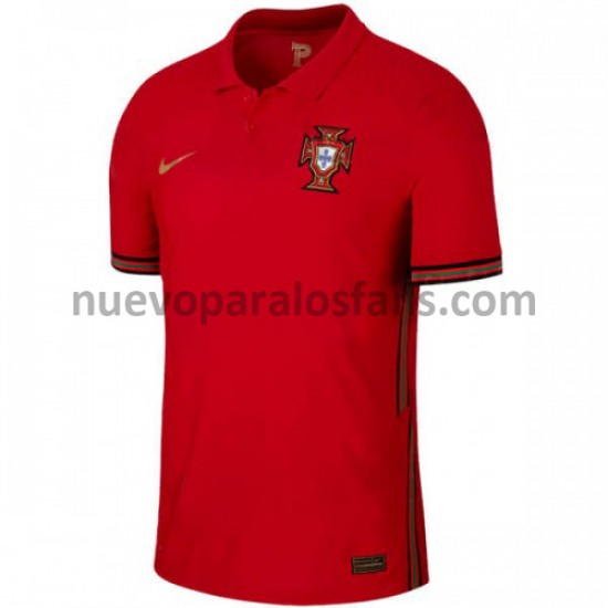 Camiseta de Fútbol Portugal Casa Euro 2020 Manga Corta
