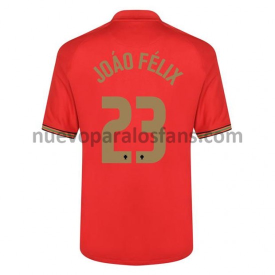 Camiseta de Fútbol Portugal Joao Felix 23 Casa Euro 2020 Manga Corta