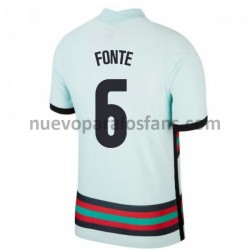 Camiseta de Fútbol Portugal Jose Fonte 6 Exterior Euro 2020 Manga Corta