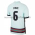 Camiseta de Fútbol Portugal Jose Fonte 6 Exterior Euro 2020 Manga Corta