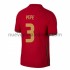 Camiseta de Fútbol Portugal Pepe 3 Casa Euro 2020 Manga Corta