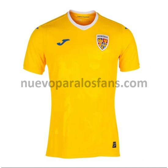 Camiseta de Fútbol Rumania Casa 2021 Manga Corta