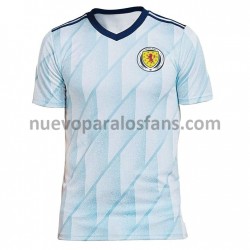 Camiseta de Fútbol Escocia Exterior Euro 2020 Manga Corta