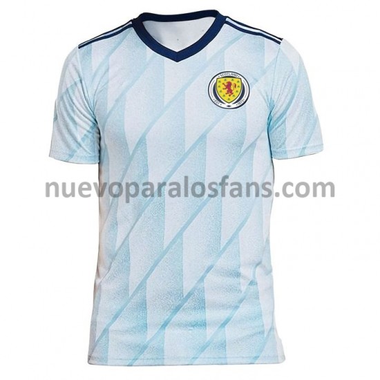 Camiseta de Fútbol Escocia Exterior Euro 2020 Manga Corta