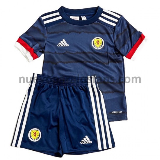 Camiseta de Fútbol Escocia Niño Casa Euro 2020 Manga Corta