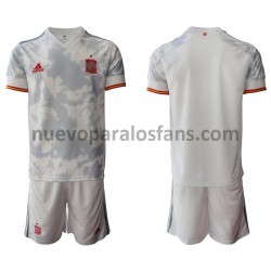 Camiseta de Fútbol España Niño Exterior Euro 2020 Manga Corta