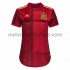 Camiseta de Fútbol España Mujer Casa Euro 2020 Manga Corta