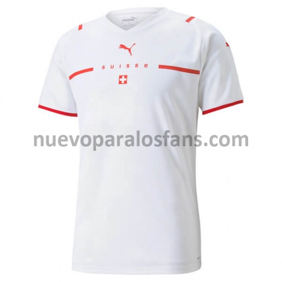 Camiseta de Fútbol Suiza Exterior 2021-2022 Manga Corta