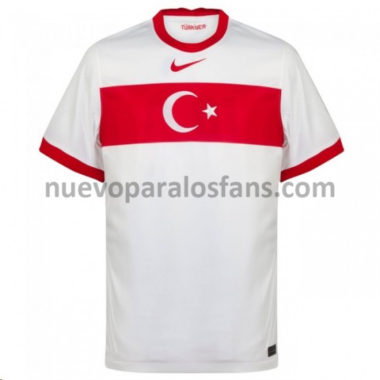 Camiseta de Fútbol Turquía Casa Euro 2020 Manga Corta
