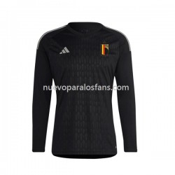 Camiseta de Fútbol Bélgica Portero Hombre Exterior 2022 Manga Larga