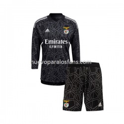 Camiseta de Fútbol Benfica Portero Niño Exterior 2022-2023 Manga Larga