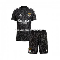 Camiseta de Fútbol Benfica Portero Niño Exterior 2022-2023 Manga Corta