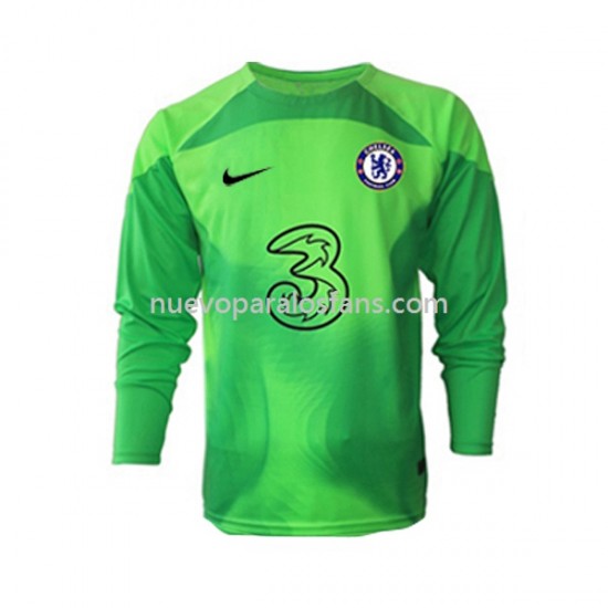 Camiseta de Fútbol Chelsea Portero Hombre Tercera 2022-2023 Manga Larga