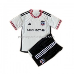 Camiseta de Fútbol Colo-Colo Niño Casa 2023 Manga Corta