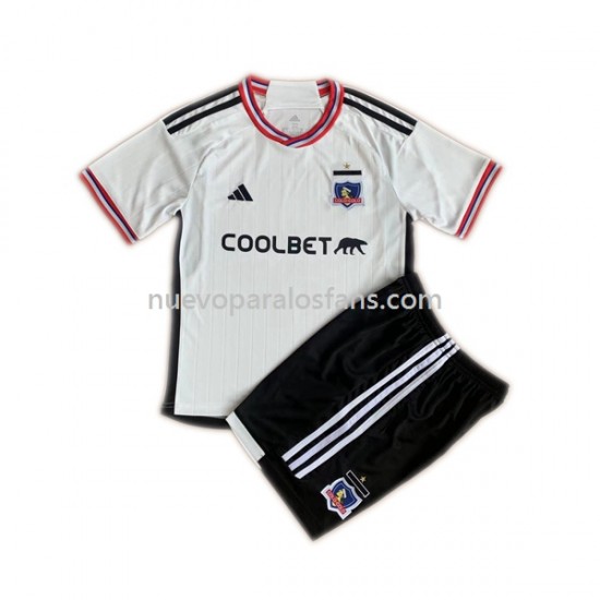 Camiseta de Fútbol Colo-Colo Niño Casa 2023 Manga Corta