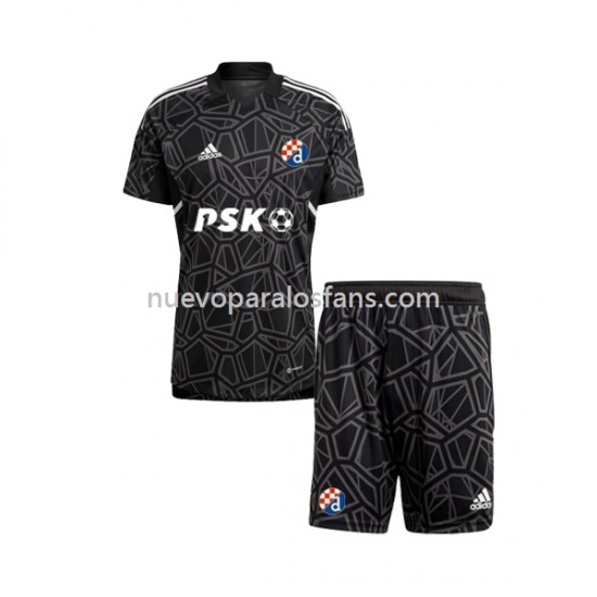 Camiseta de Fútbol Dinamo Zagreb Portero Niño Casa 2022-2023 Manga Corta