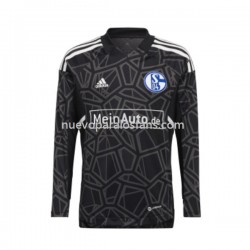 Camiseta de Fútbol FC Schalke 04 Portero Hombre Casa 2022-2023 Manga Larga