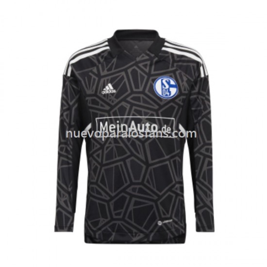 Camiseta de Fútbol FC Schalke 04 Portero Hombre Casa 2022-2023 Manga Larga