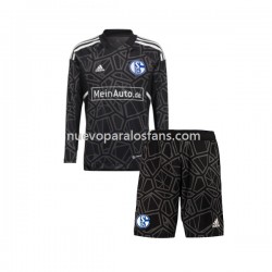 Camiseta de Fútbol FC Schalke 04 Portero Niño Casa 2022-2023 Manga Larga