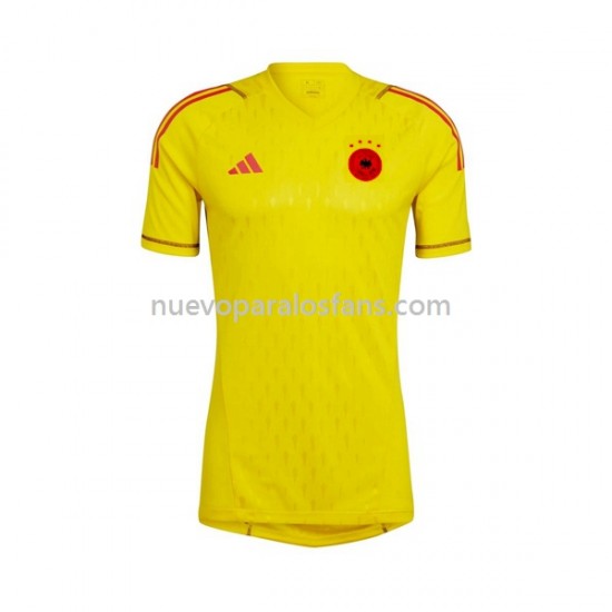 Camiseta de Fútbol Alemania Portero Hombre Exterior Copa Mundial 2022 Manga Corta