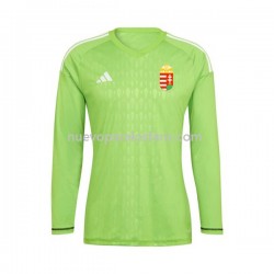 Camiseta de Fútbol Hungría Portero Hombre Casa 2022 Manga Larga