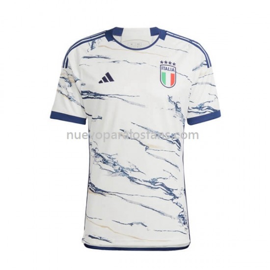 Camiseta de Fútbol Italia Hombre Exterior 2023 Manga Corta