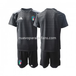 Camiseta de Fútbol Italia Portero Niño Exterior 2023 Manga Corta
