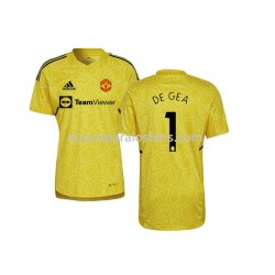 Camiseta de Fútbol Manchester United DE GEA 1 Portero Hombre Exterior 2022-2023 Manga Corta
