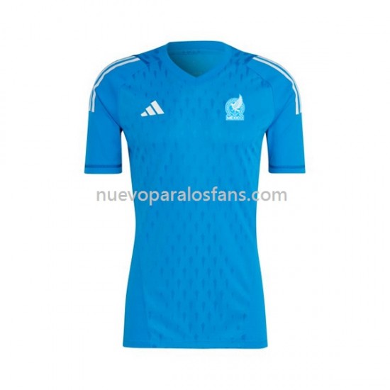 Camiseta de Fútbol México Portero Hombre Exterior 2022 Manga Corta