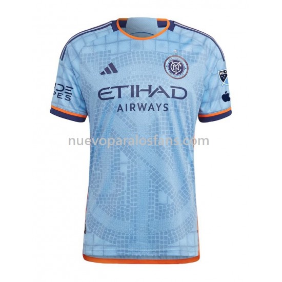 Camiseta de Fútbol New York City FC Hombre Casa 2023-2024 Manga Corta