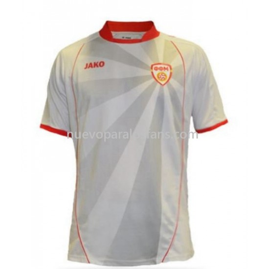 Camiseta de Fútbol North Macedonia Hombre Exterior 2022 Manga Corta