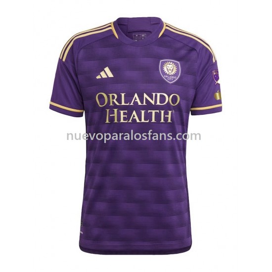 Camiseta de Fútbol Orlando City SC Hombre Casa 2023-2024 Manga Corta