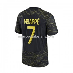 Camiseta de Fútbol Paris Saint-Germain Mbappé 7 Hombre Cuarto 2022-2023 Manga Corta