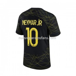 Camiseta de Fútbol Paris Saint-Germain Neymar JR 10 Hombre Cuarto 2022-2023 Manga Corta
