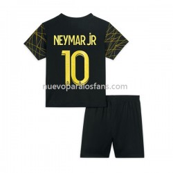 Camiseta de Fútbol Paris Saint-Germain Neymar JR 10 Niño Cuarto 2022-2023 Manga Corta