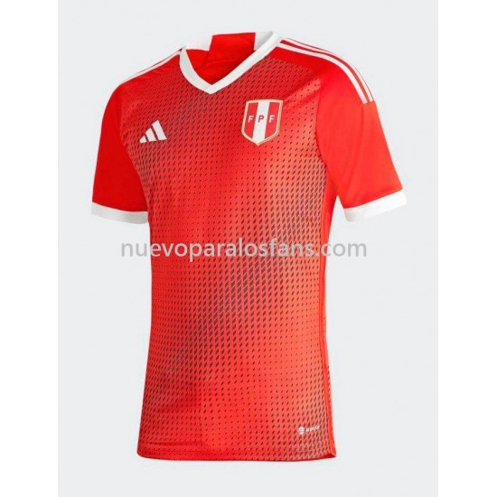 Camiseta de Fútbol Perú Hombre Exterior 2023 Manga Corta