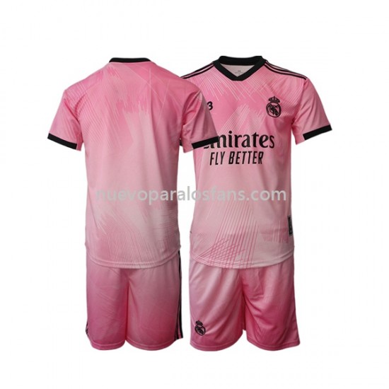 Camiseta de Fútbol Real Madrid Portero Niño Cuarto 2021-2022 Manga Corta