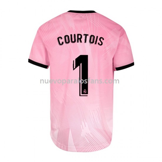 Camiseta de Fútbol Real Madrid Thibaut Courtois 1 Portero Hombre Cuarto 2021-2022 Manga Corta