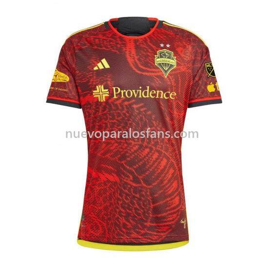 Camiseta de Fútbol Seattle Sounders FC Hombre Exterior 2023-2024 Manga Corta